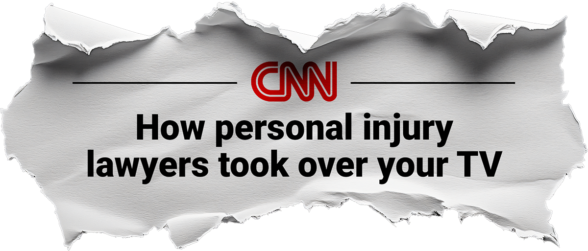 CNN headline on billboard-lawyer advertising